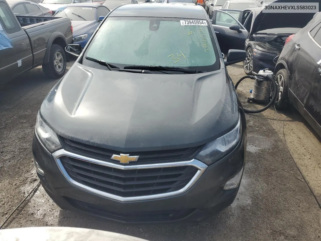 2020 Chevrolet Equinox Ls VIN: 3GNAXHEVXLS583023 Lot: 73945954