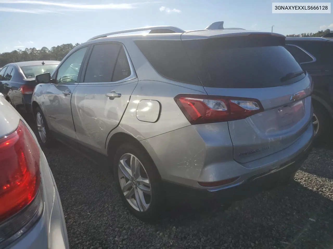 2020 Chevrolet Equinox Premier VIN: 3GNAXYEXXLS666128 Lot: 73955994