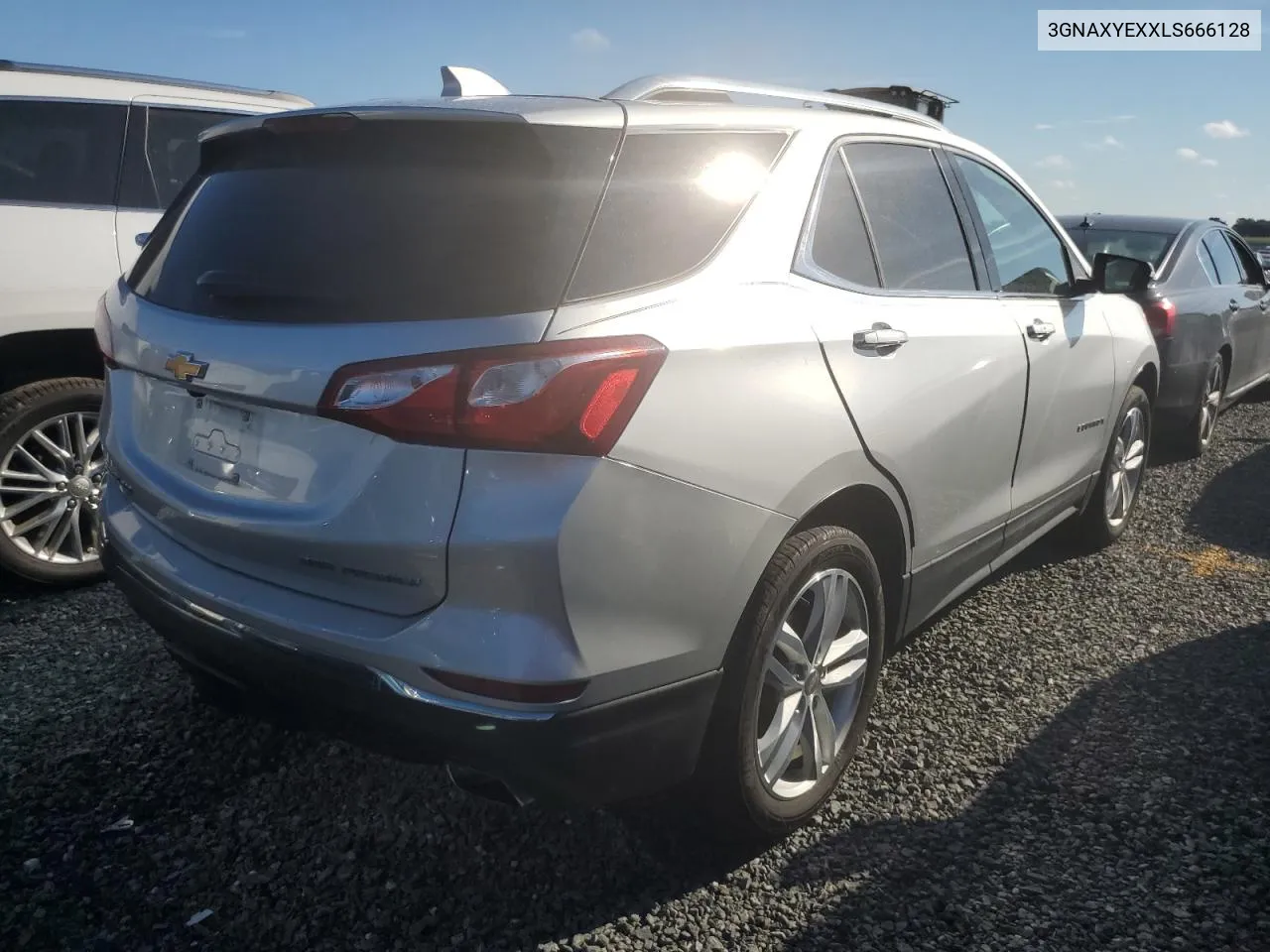 2020 Chevrolet Equinox Premier VIN: 3GNAXYEXXLS666128 Lot: 73955994