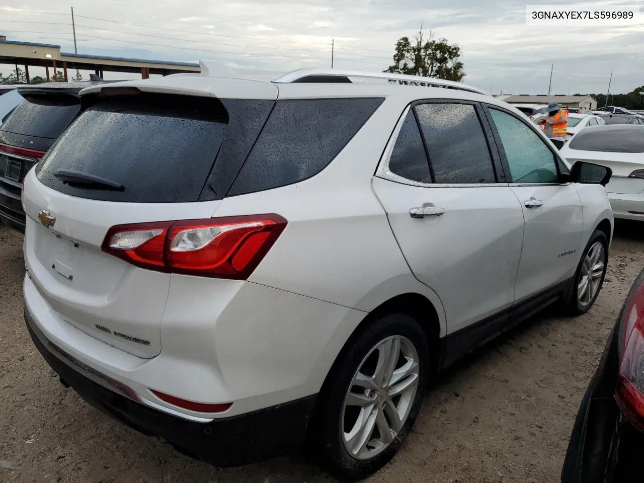 2020 Chevrolet Equinox Premier VIN: 3GNAXYEX7LS596989 Lot: 74006194