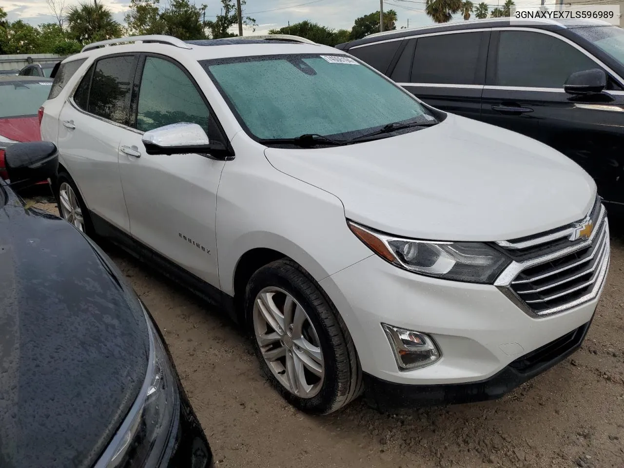 2020 Chevrolet Equinox Premier VIN: 3GNAXYEX7LS596989 Lot: 74006194