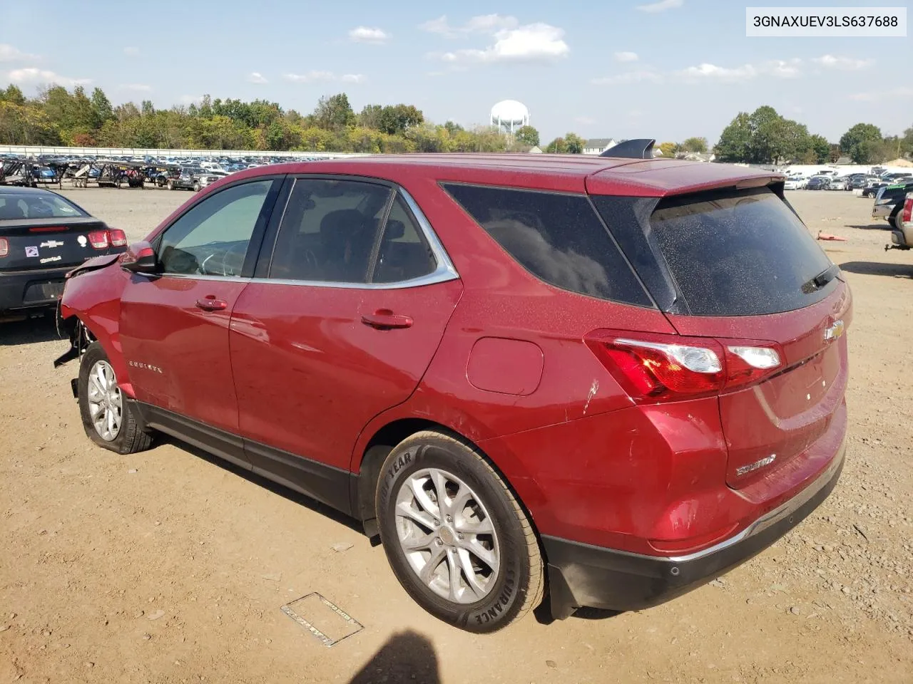 2020 Chevrolet Equinox Lt VIN: 3GNAXUEV3LS637688 Lot: 74034244