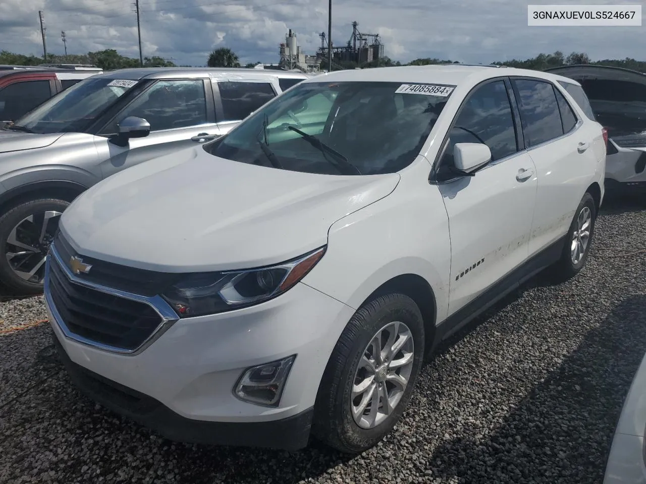 2020 Chevrolet Equinox Lt VIN: 3GNAXUEV0LS524667 Lot: 74085884