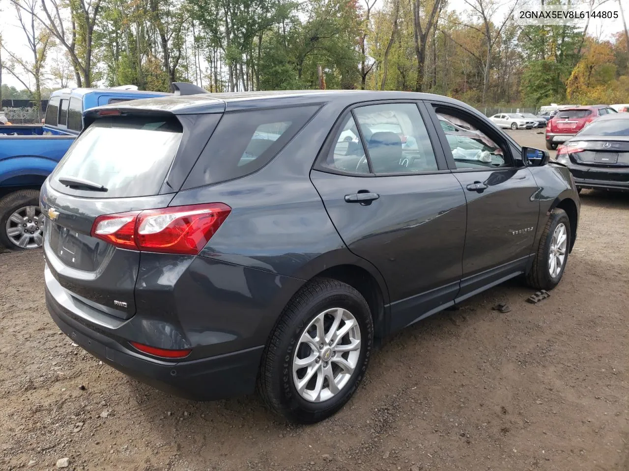 2020 Chevrolet Equinox VIN: 2GNAX5EV8L6144805 Lot: 74125554