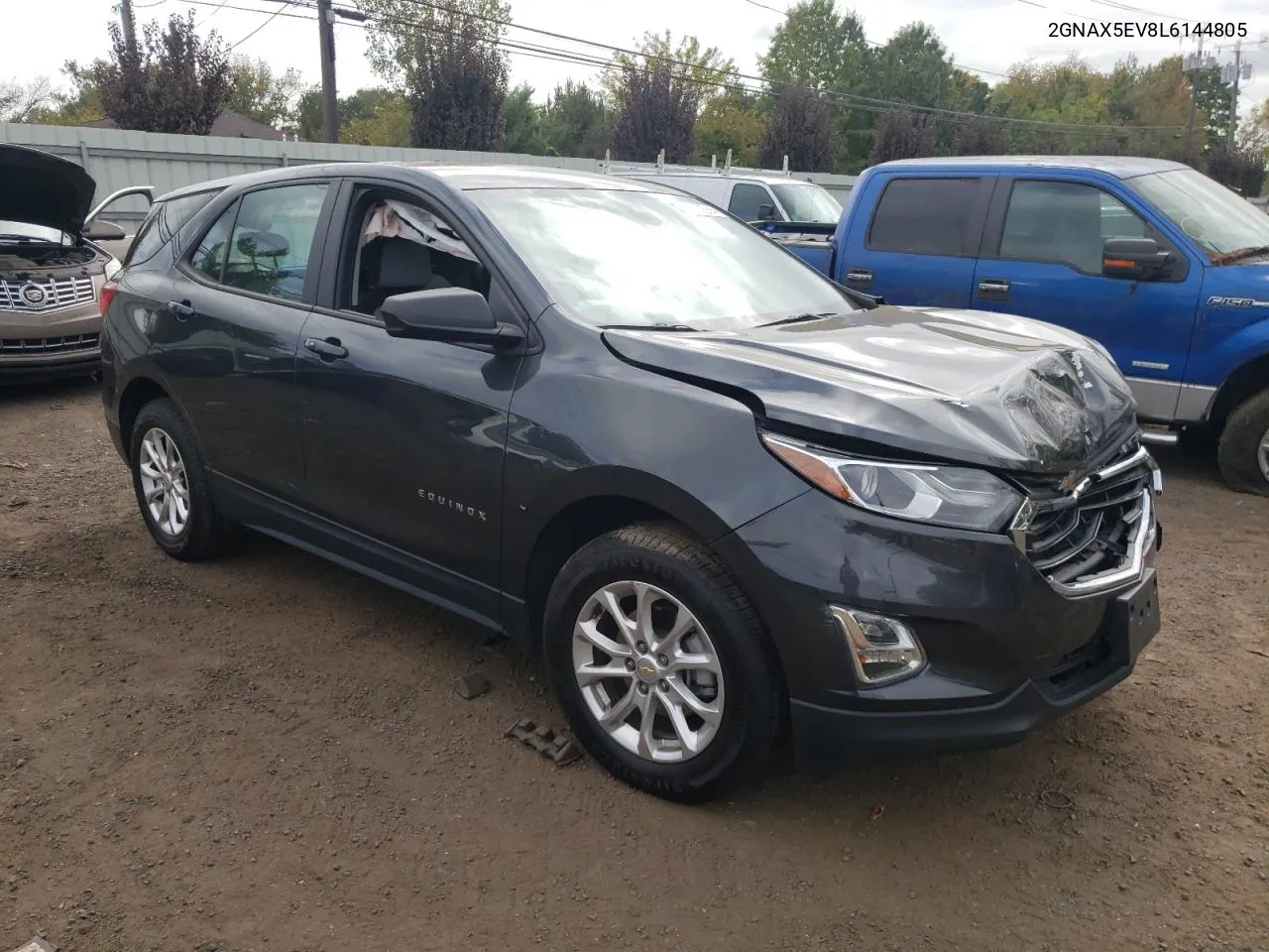 2020 Chevrolet Equinox VIN: 2GNAX5EV8L6144805 Lot: 74125554