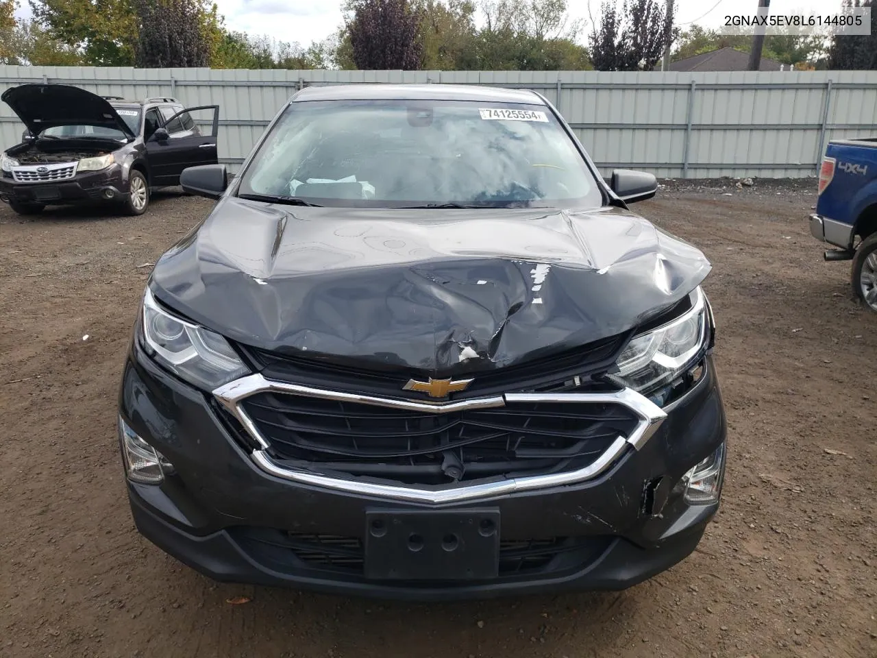 2020 Chevrolet Equinox VIN: 2GNAX5EV8L6144805 Lot: 74125554