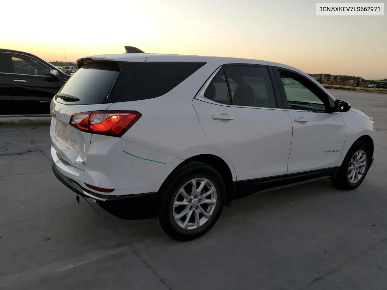 2020 Chevrolet Equinox Lt VIN: 3GNAXKEV7LS662971 Lot: 74298334