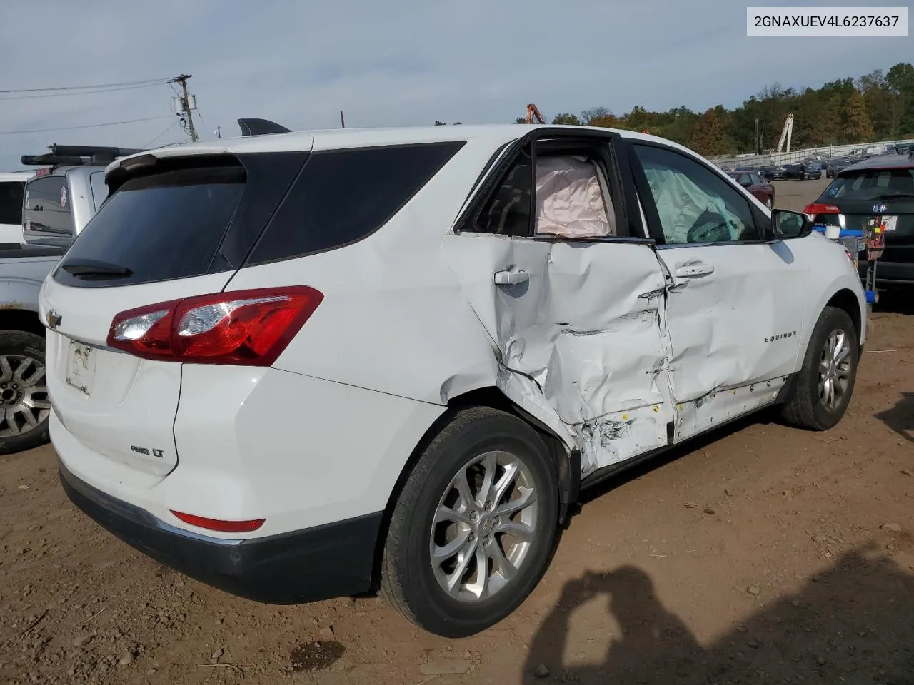 2020 Chevrolet Equinox Lt VIN: 2GNAXUEV4L6237637 Lot: 74353604