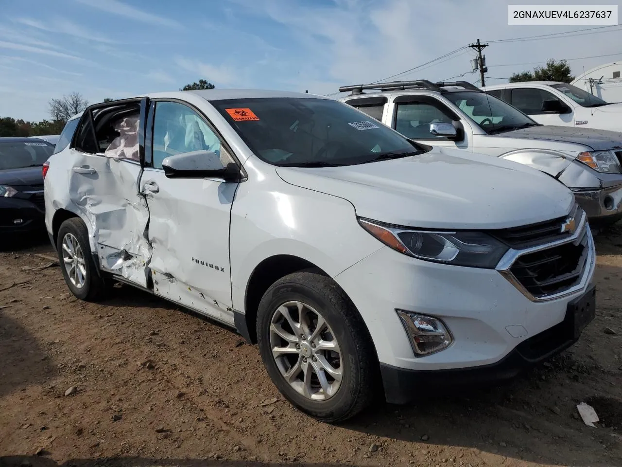 2020 Chevrolet Equinox Lt VIN: 2GNAXUEV4L6237637 Lot: 74353604