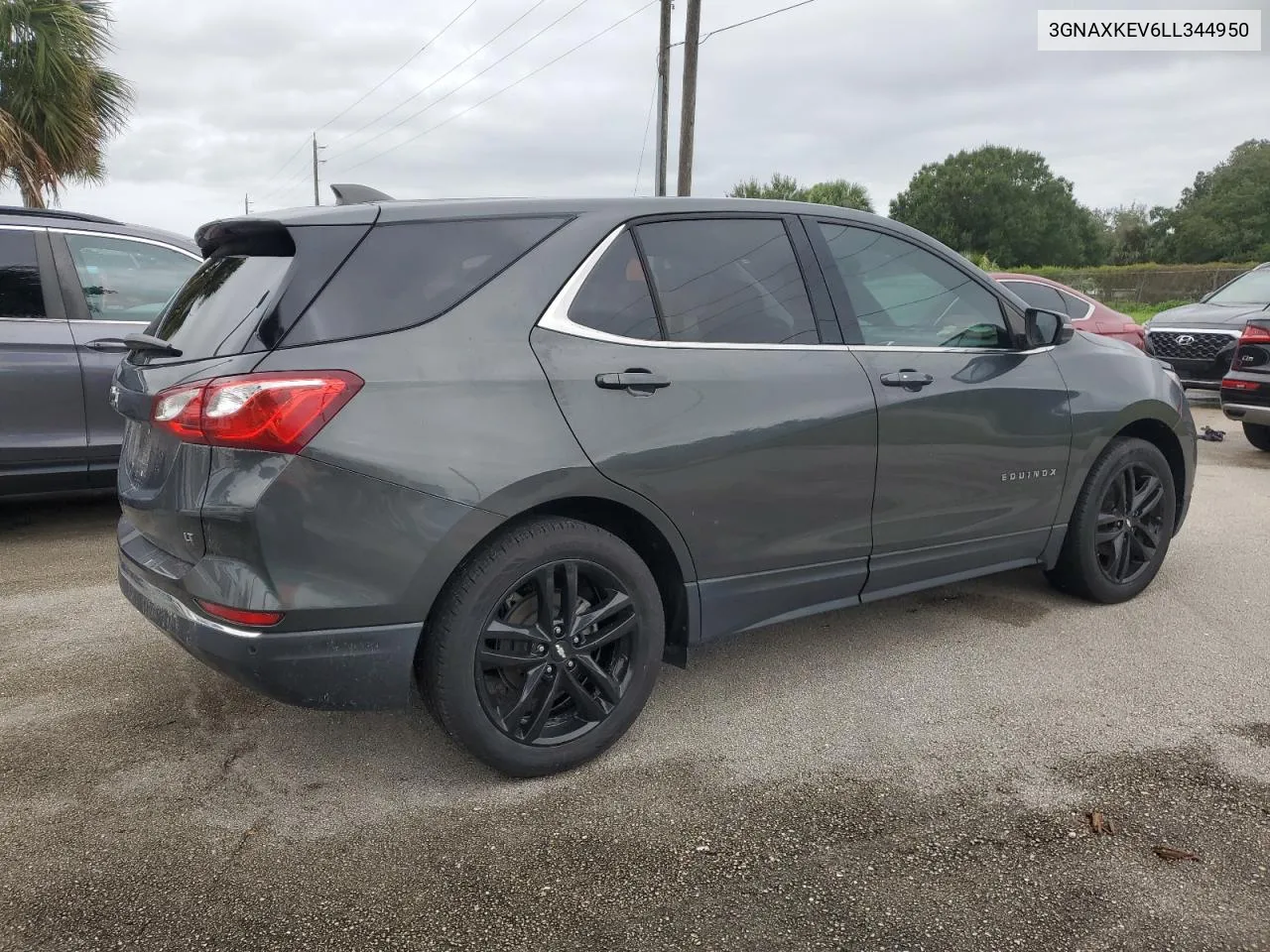 2020 Chevrolet Equinox Lt VIN: 3GNAXKEV6LL344950 Lot: 74366874