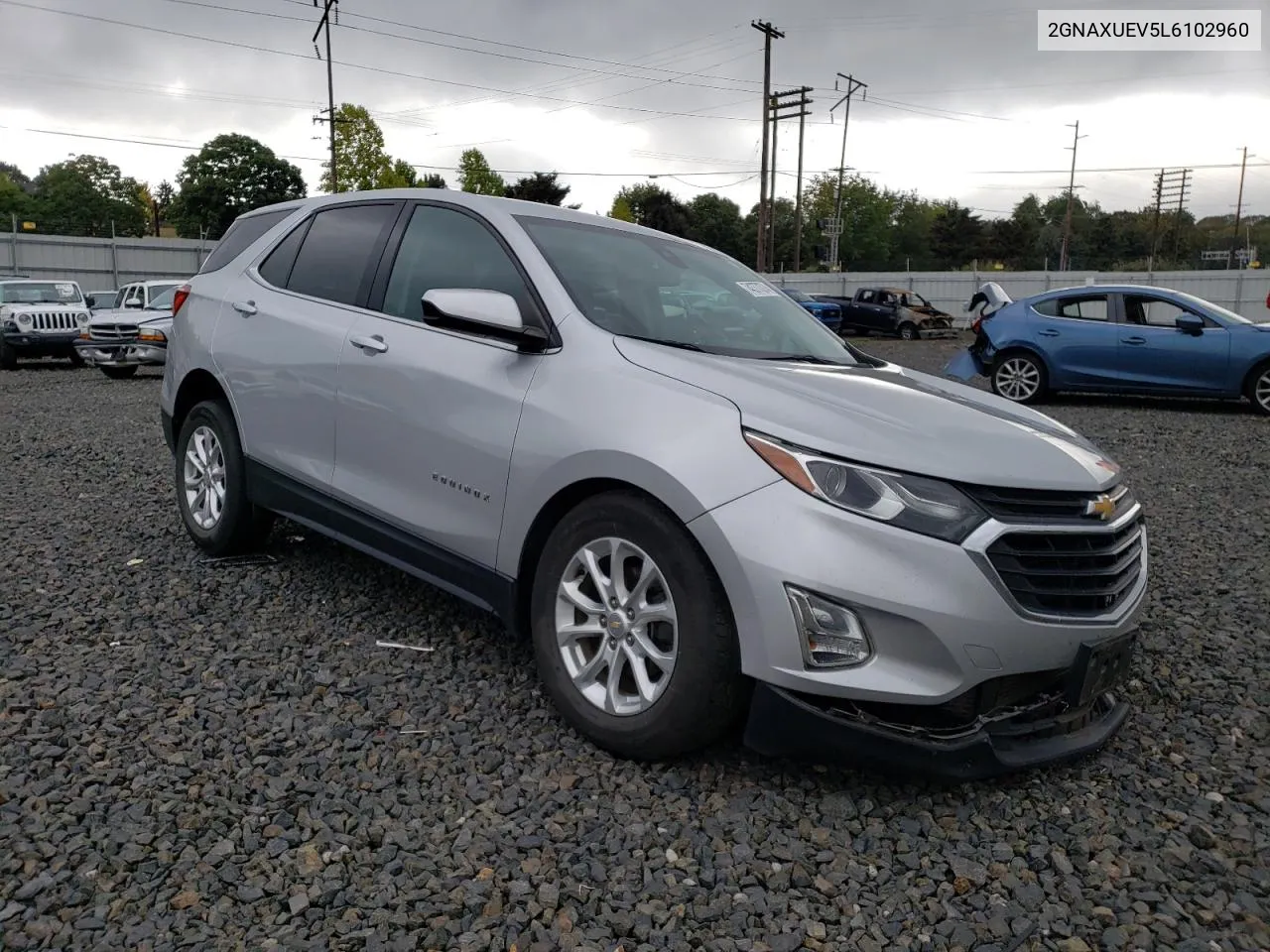 2020 Chevrolet Equinox Lt VIN: 2GNAXUEV5L6102960 Lot: 74377374