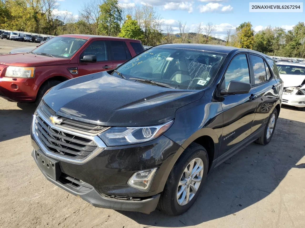 2020 Chevrolet Equinox Ls VIN: 2GNAXHEV8L6267294 Lot: 74470264