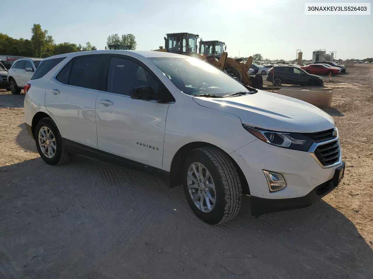 2020 Chevrolet Equinox Lt VIN: 3GNAXKEV3LS526403 Lot: 74605814