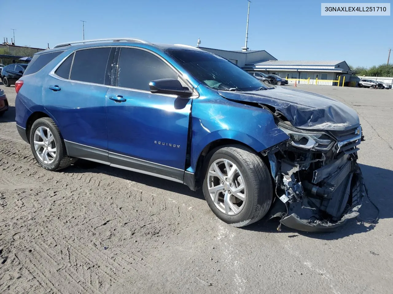 2020 Chevrolet Equinox Lt VIN: 3GNAXLEX4LL251710 Lot: 74609824