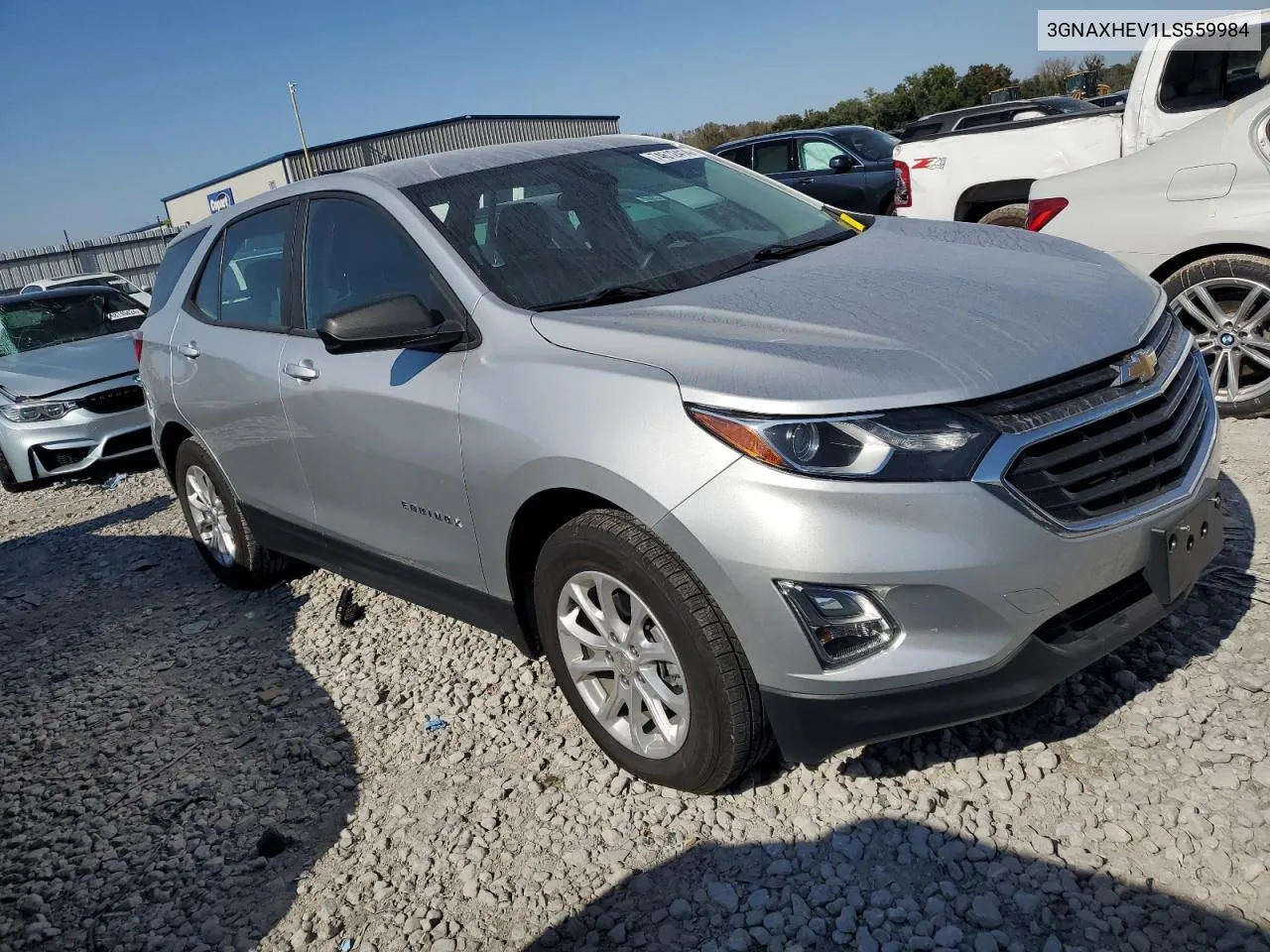 2020 Chevrolet Equinox Ls VIN: 3GNAXHEV1LS559984 Lot: 74612414