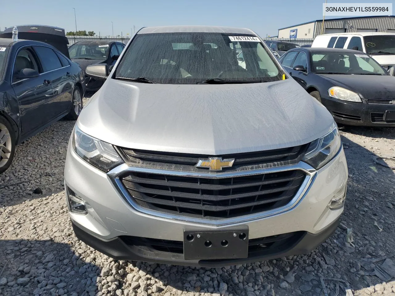 2020 Chevrolet Equinox Ls VIN: 3GNAXHEV1LS559984 Lot: 74612414