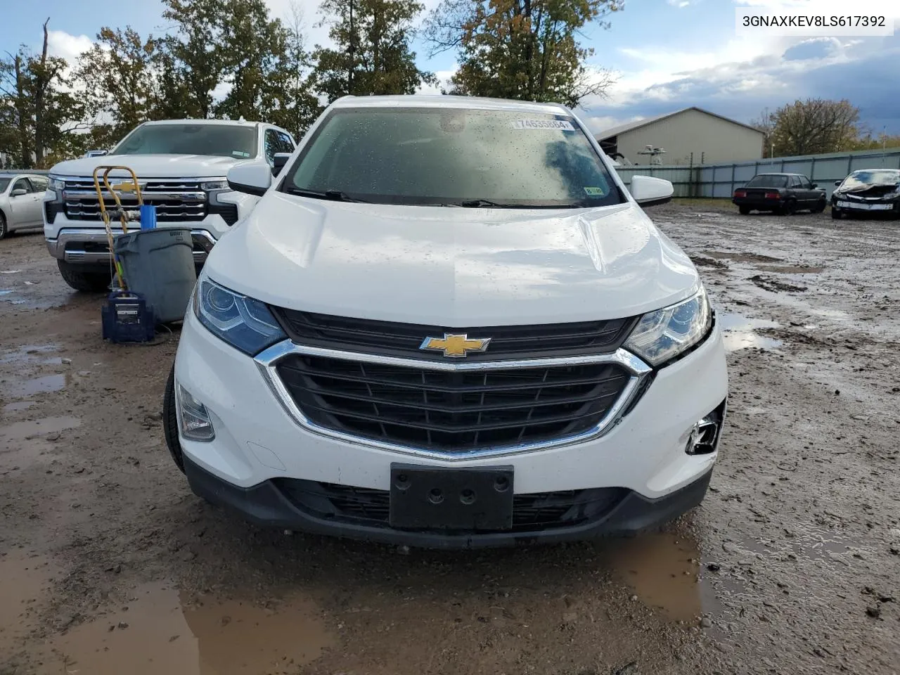 2020 Chevrolet Equinox Lt VIN: 3GNAXKEV8LS617392 Lot: 74635864