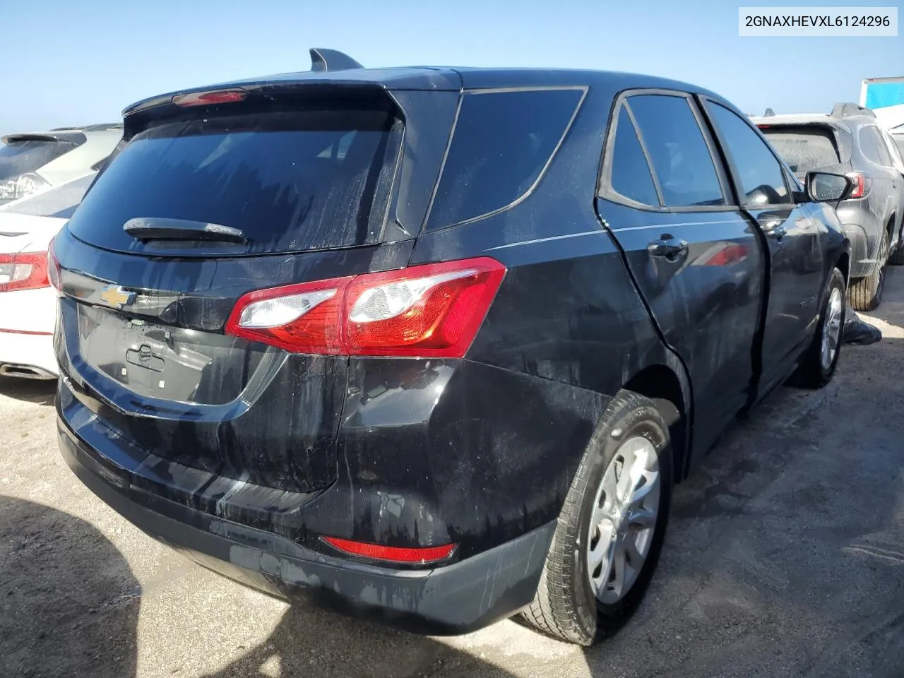 2020 Chevrolet Equinox Ls VIN: 2GNAXHEVXL6124296 Lot: 74644094