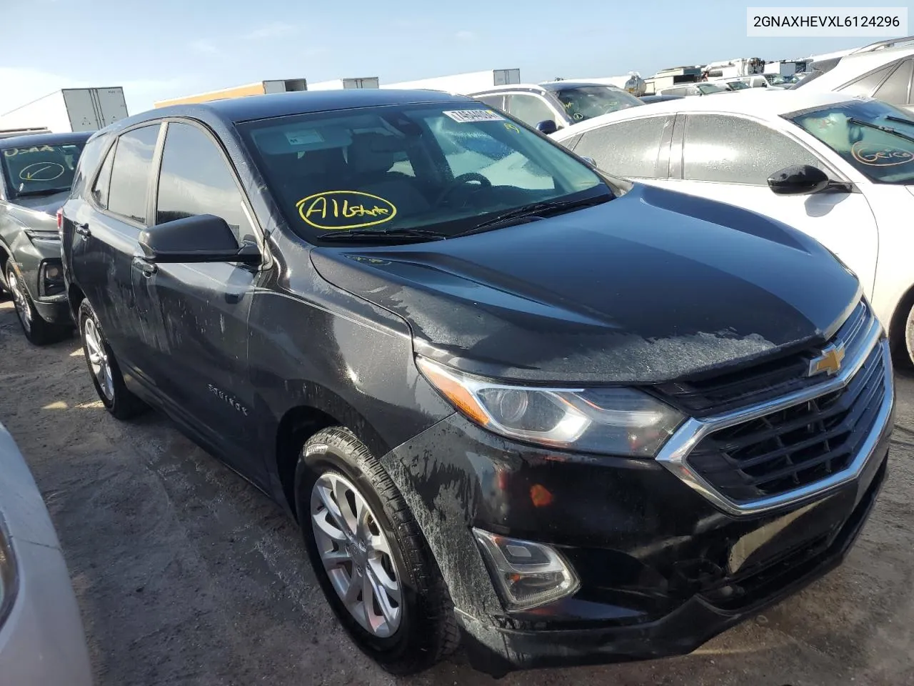 2020 Chevrolet Equinox Ls VIN: 2GNAXHEVXL6124296 Lot: 74644094