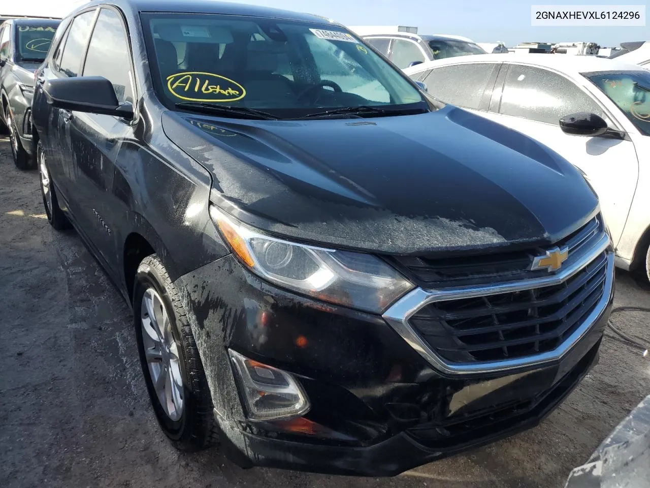 2020 Chevrolet Equinox Ls VIN: 2GNAXHEVXL6124296 Lot: 74644094