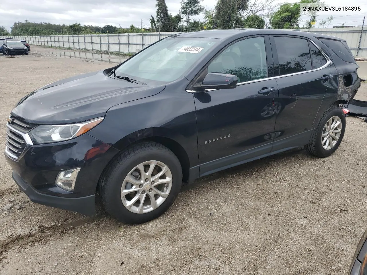 2020 Chevrolet Equinox Lt VIN: 2GNAXJEV3L6184895 Lot: 74653584