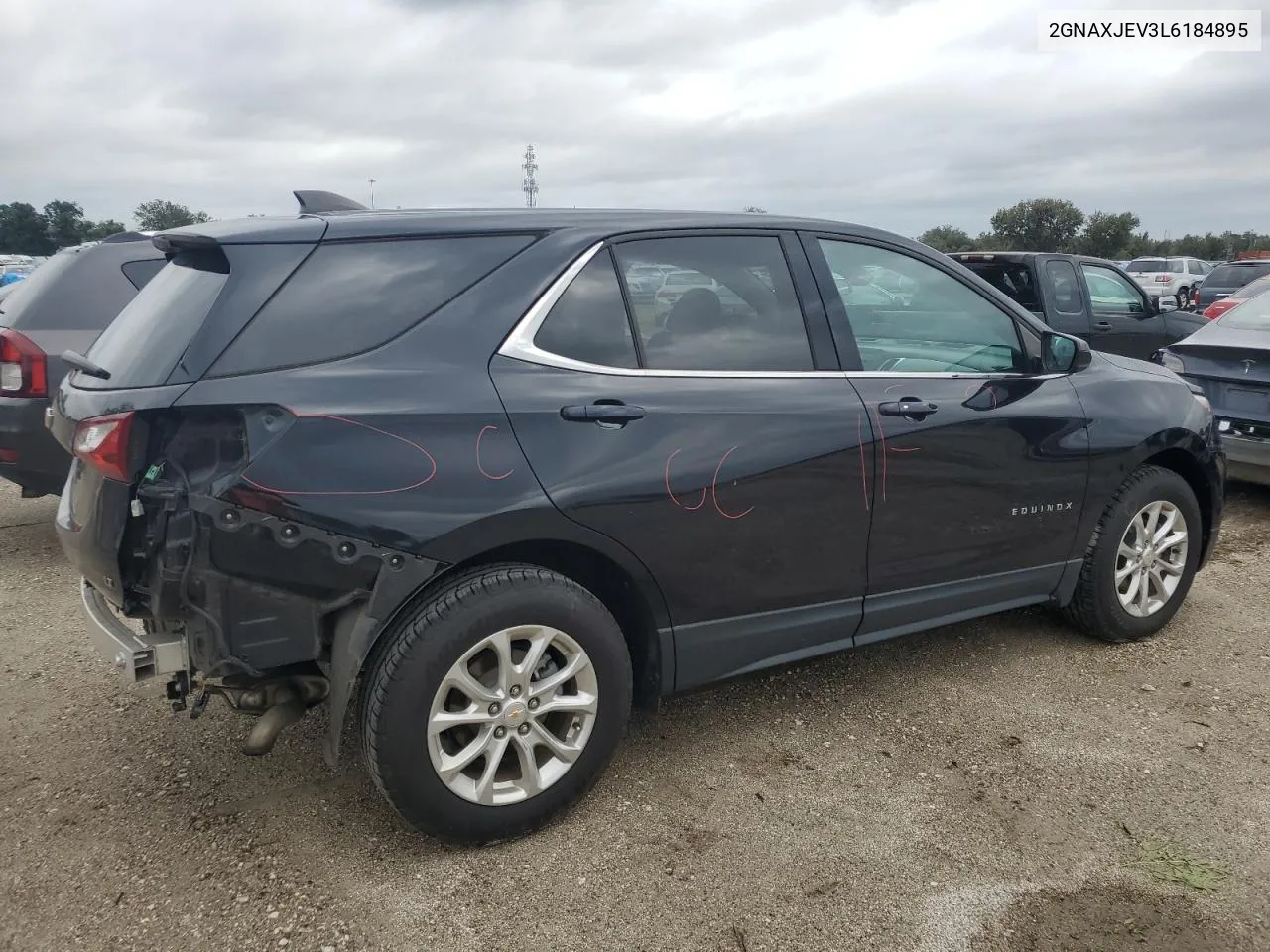 2020 Chevrolet Equinox Lt VIN: 2GNAXJEV3L6184895 Lot: 74653584