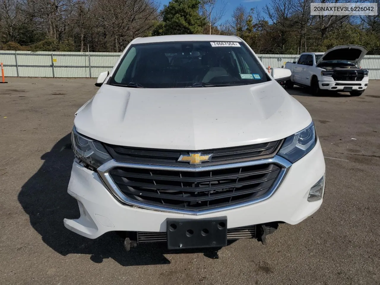 2020 Chevrolet Equinox Lt VIN: 2GNAXTEV3L6226042 Lot: 74667564