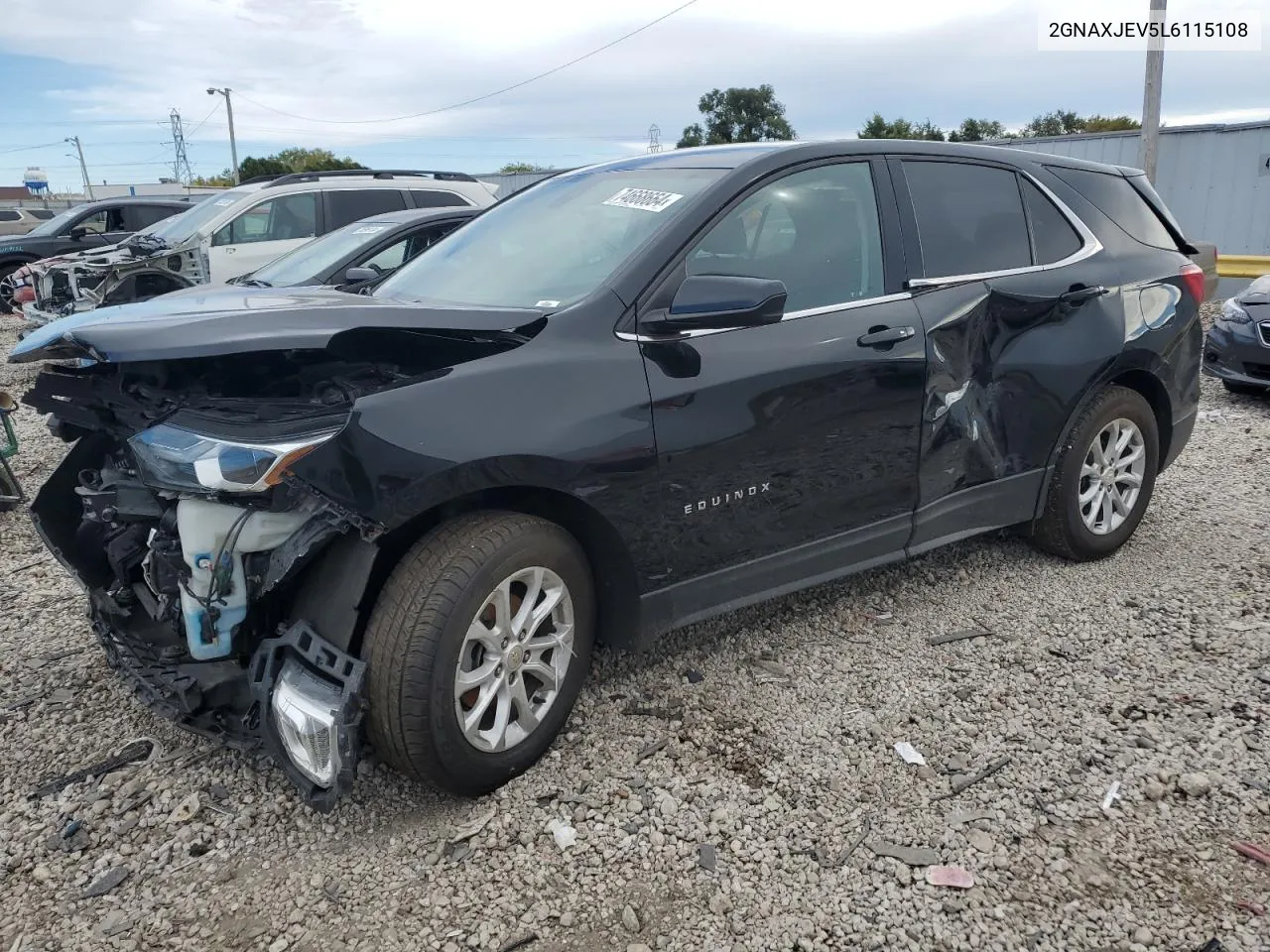 2020 Chevrolet Equinox Lt VIN: 2GNAXJEV5L6115108 Lot: 74668664