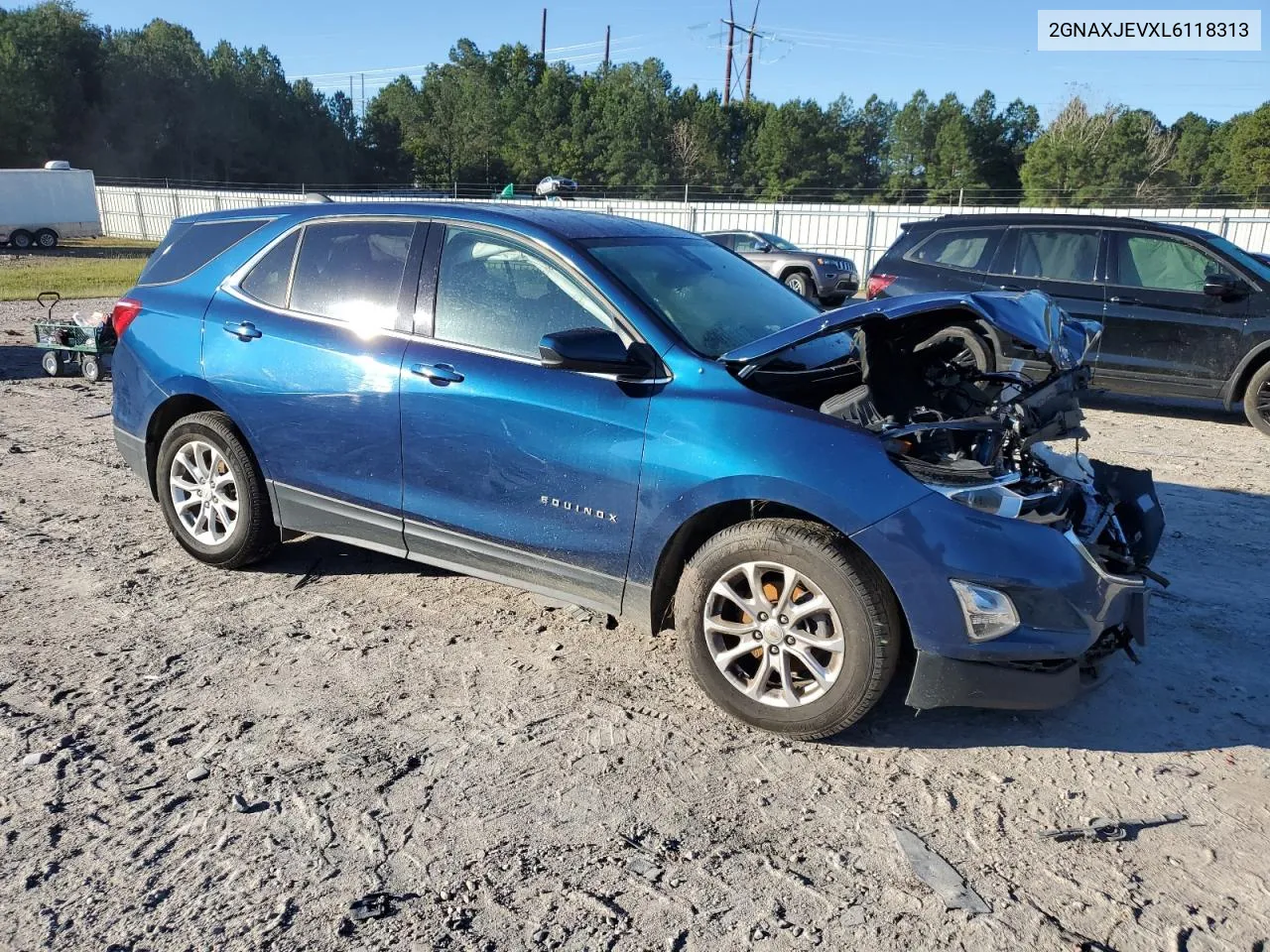 2020 Chevrolet Equinox Lt VIN: 2GNAXJEVXL6118313 Lot: 74717544