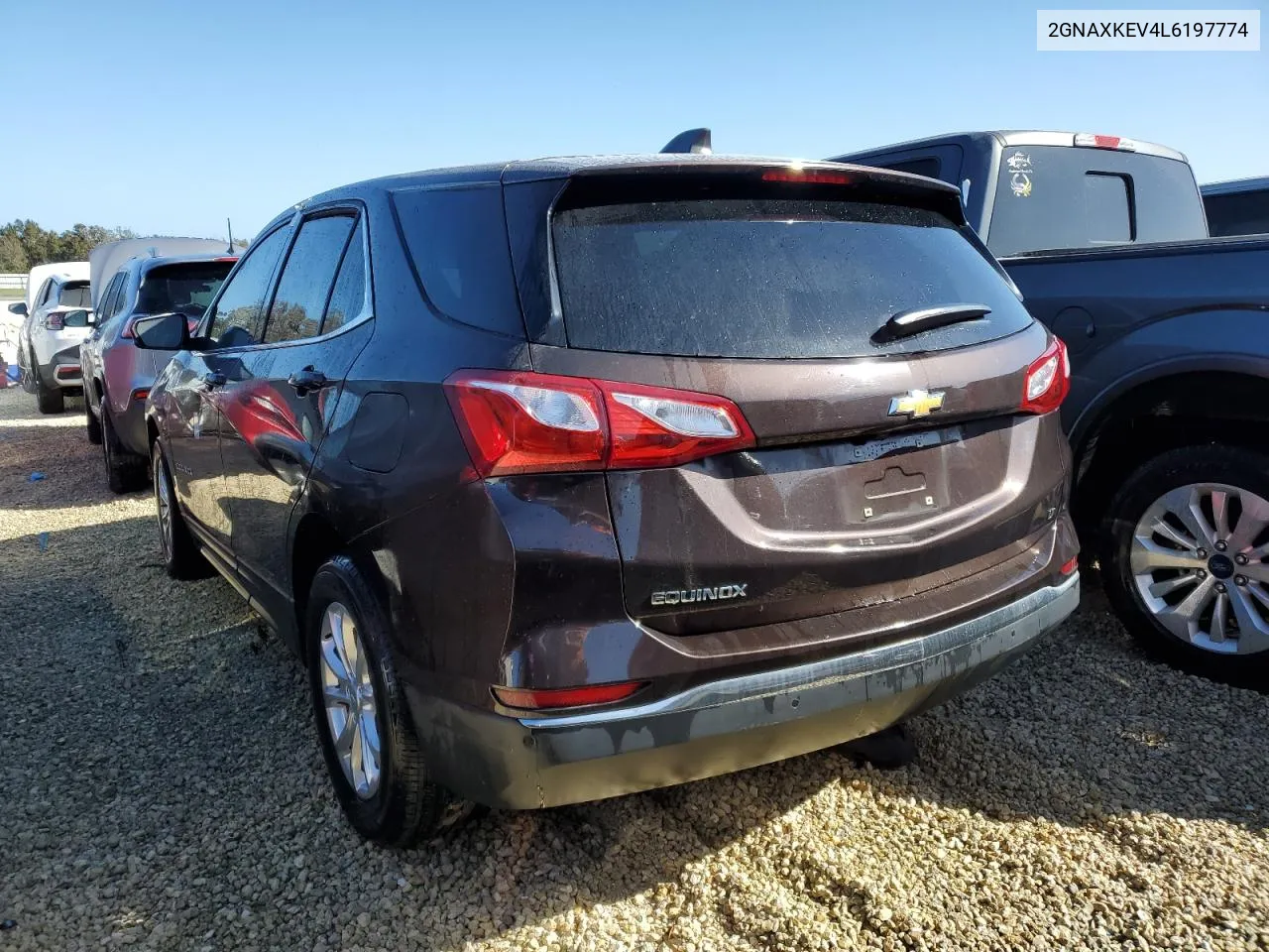 2020 Chevrolet Equinox Lt VIN: 2GNAXKEV4L6197774 Lot: 74719574