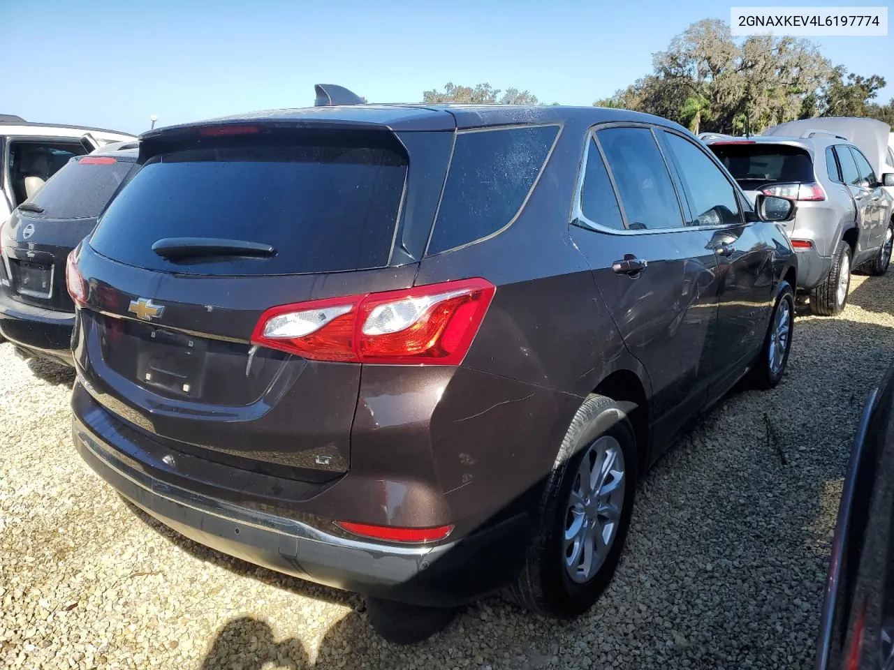 2020 Chevrolet Equinox Lt VIN: 2GNAXKEV4L6197774 Lot: 74719574