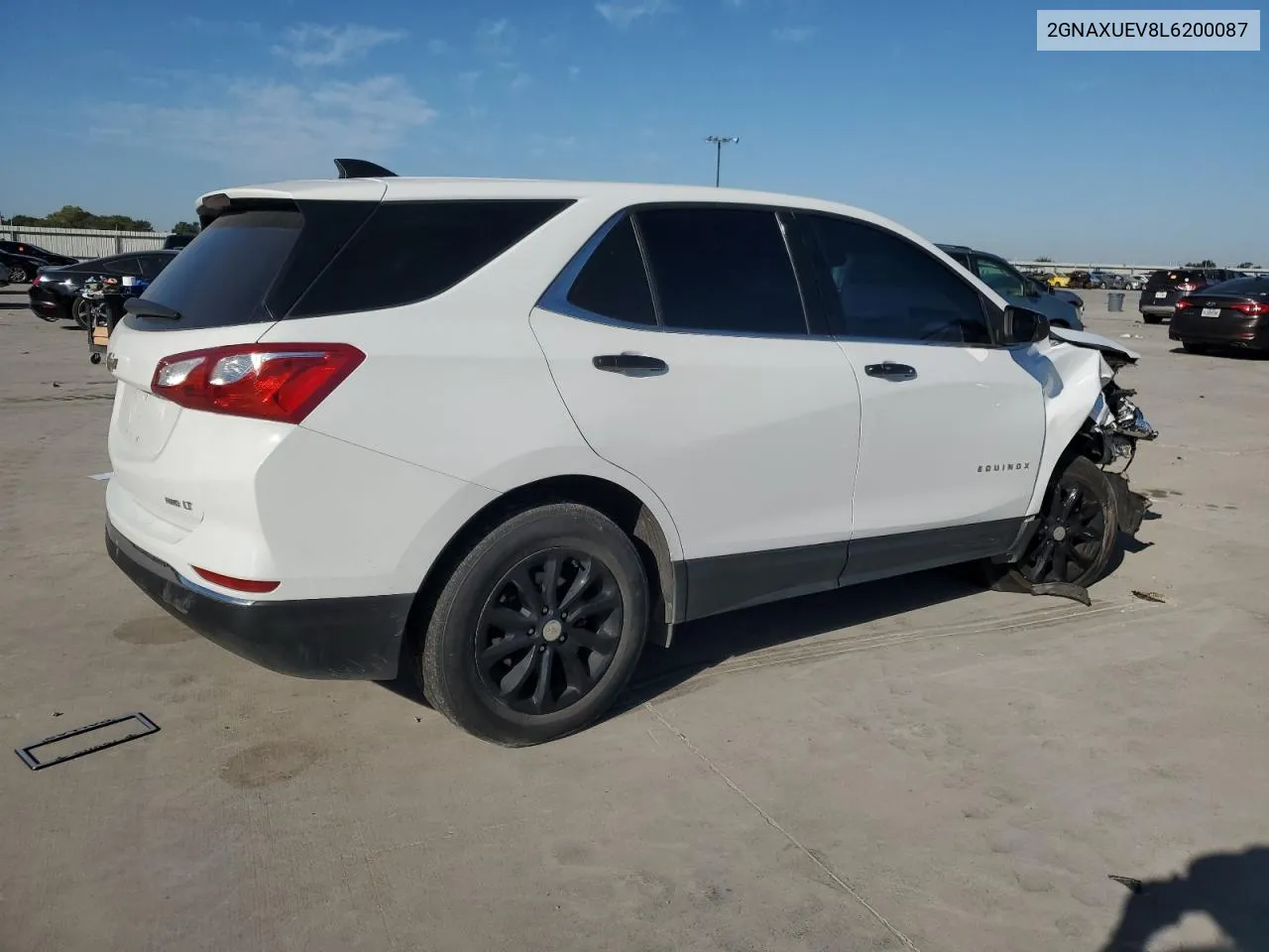 2020 Chevrolet Equinox Lt VIN: 2GNAXUEV8L6200087 Lot: 74755644