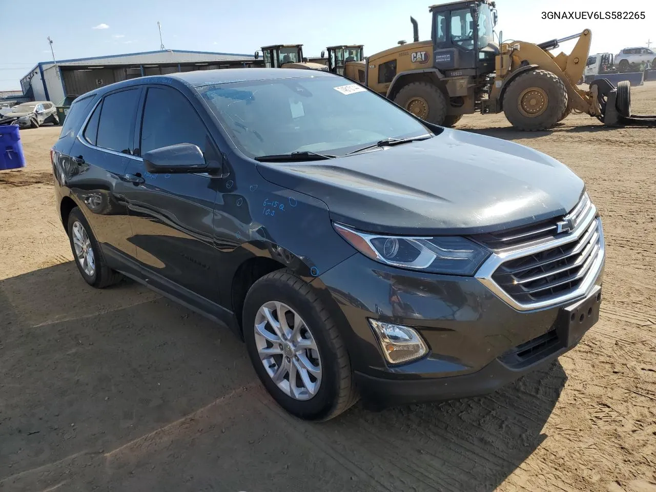 2020 Chevrolet Equinox Lt VIN: 3GNAXUEV6LS582265 Lot: 74810144