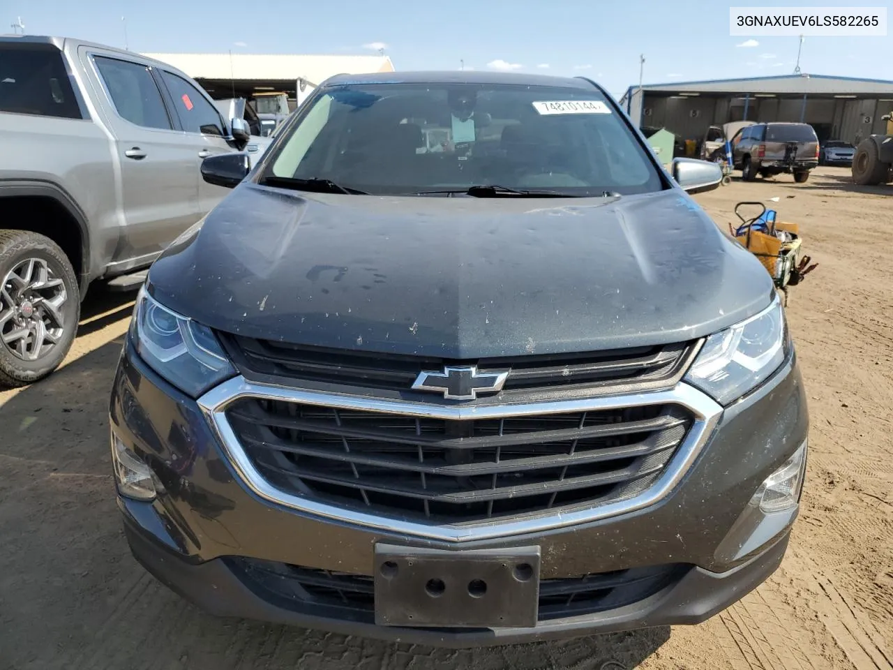 2020 Chevrolet Equinox Lt VIN: 3GNAXUEV6LS582265 Lot: 74810144