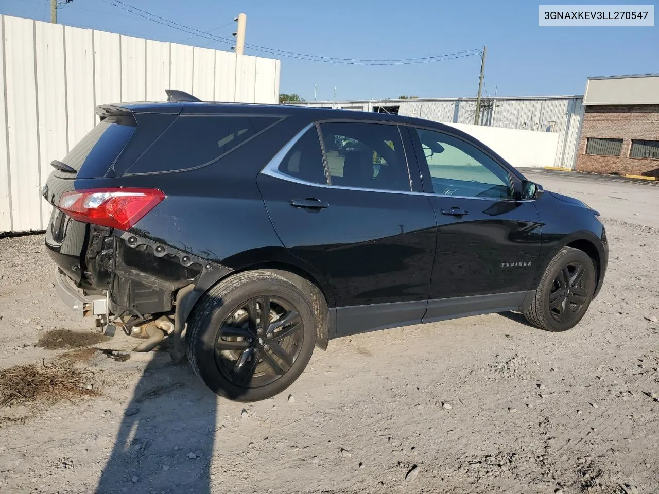 2020 Chevrolet Equinox Lt VIN: 3GNAXKEV3LL270547 Lot: 74818454