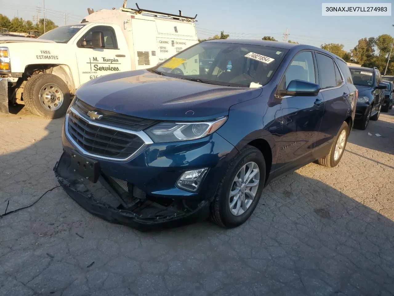 3GNAXJEV7LL274983 2020 Chevrolet Equinox Lt