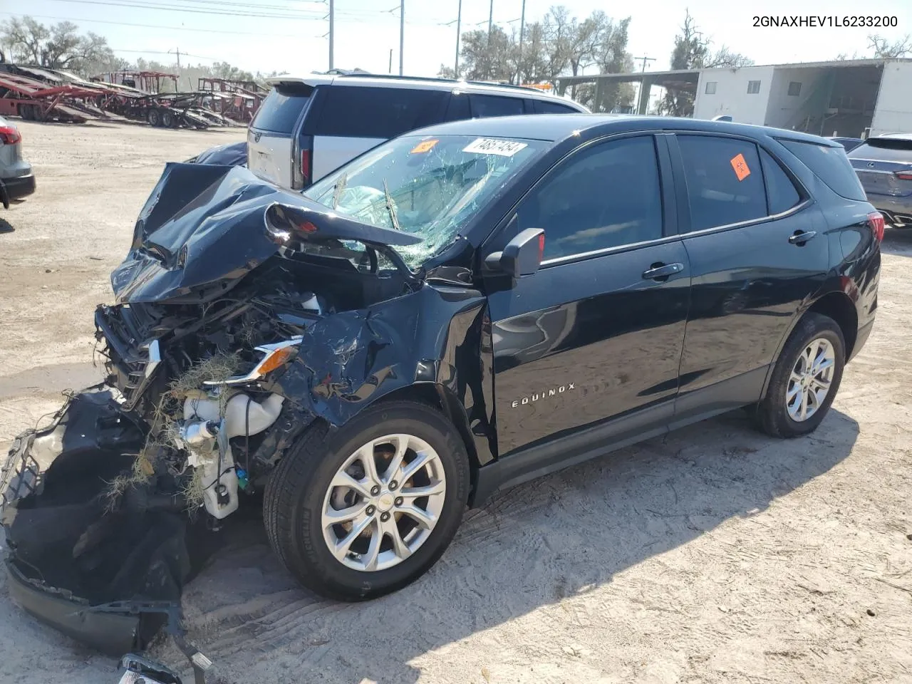 2020 Chevrolet Equinox Ls VIN: 2GNAXHEV1L6233200 Lot: 74857454