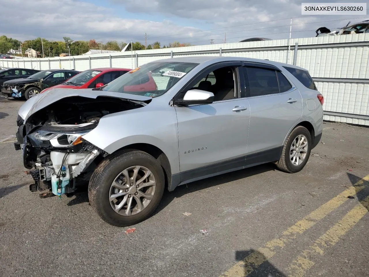 2020 Chevrolet Equinox Lt VIN: 3GNAXKEV1LS630260 Lot: 74889004