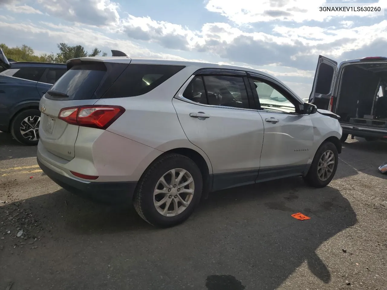 2020 Chevrolet Equinox Lt VIN: 3GNAXKEV1LS630260 Lot: 74889004