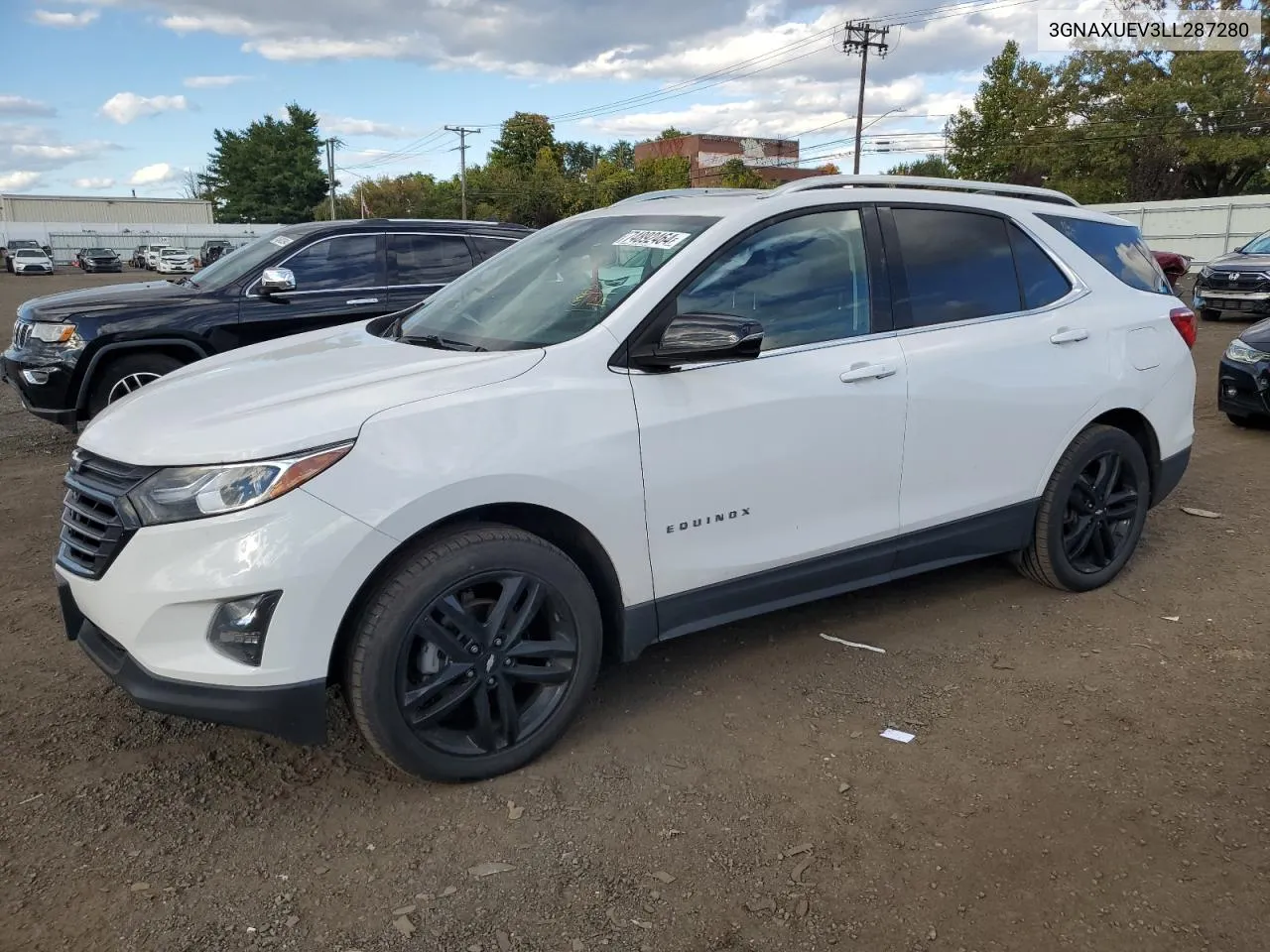 2020 Chevrolet Equinox Lt VIN: 3GNAXUEV3LL287280 Lot: 74892464