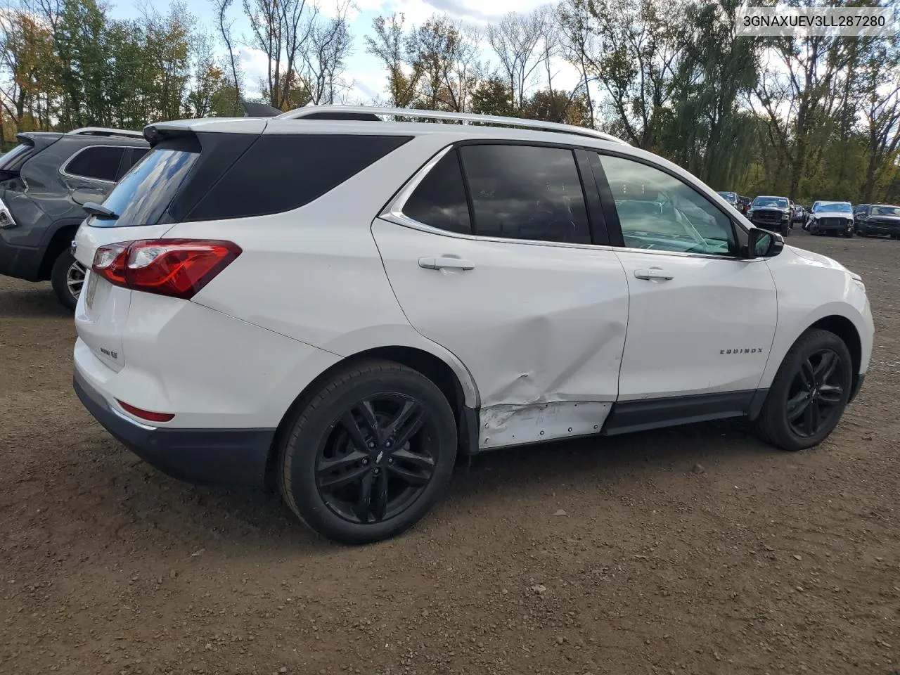 2020 Chevrolet Equinox Lt VIN: 3GNAXUEV3LL287280 Lot: 74892464