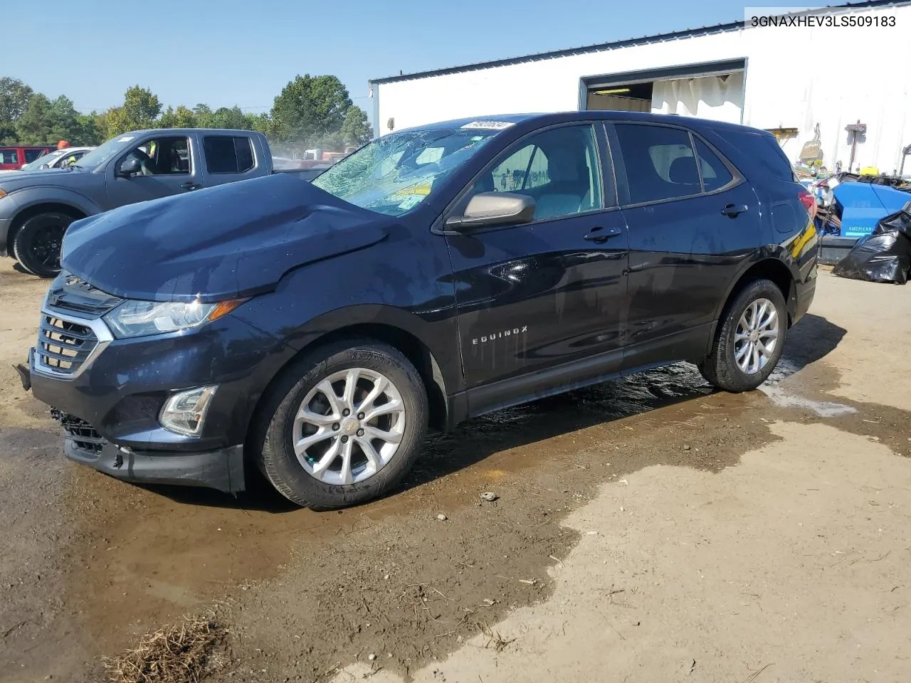 2020 Chevrolet Equinox Ls VIN: 3GNAXHEV3LS509183 Lot: 74920634