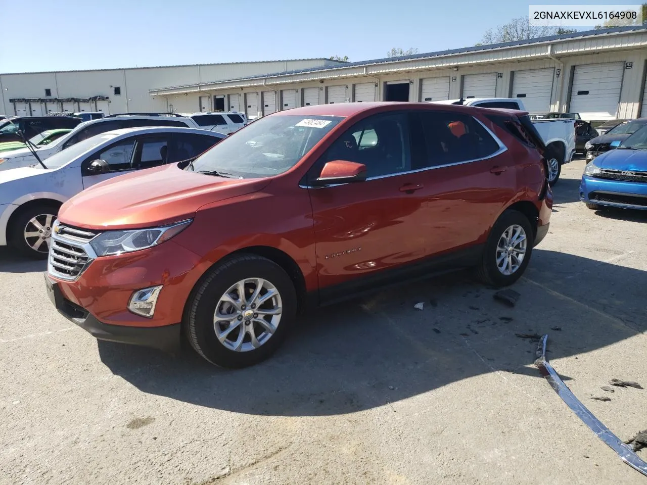 2020 Chevrolet Equinox Lt VIN: 2GNAXKEVXL6164908 Lot: 74982484