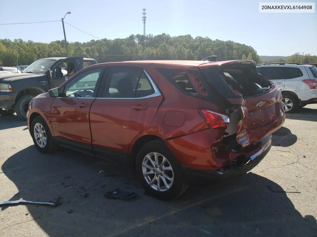 2020 Chevrolet Equinox Lt VIN: 2GNAXKEVXL6164908 Lot: 74982484