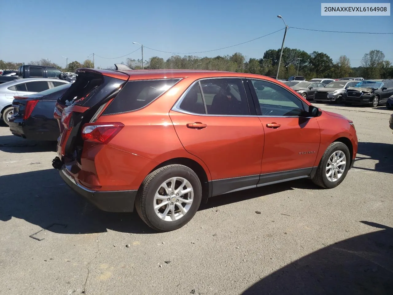 2020 Chevrolet Equinox Lt VIN: 2GNAXKEVXL6164908 Lot: 74982484