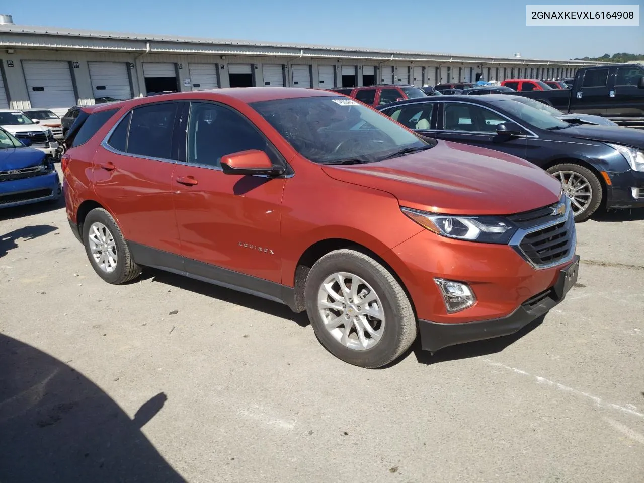 2020 Chevrolet Equinox Lt VIN: 2GNAXKEVXL6164908 Lot: 74982484