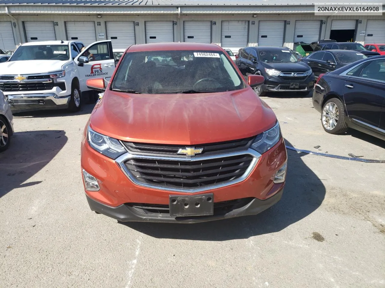 2020 Chevrolet Equinox Lt VIN: 2GNAXKEVXL6164908 Lot: 74982484