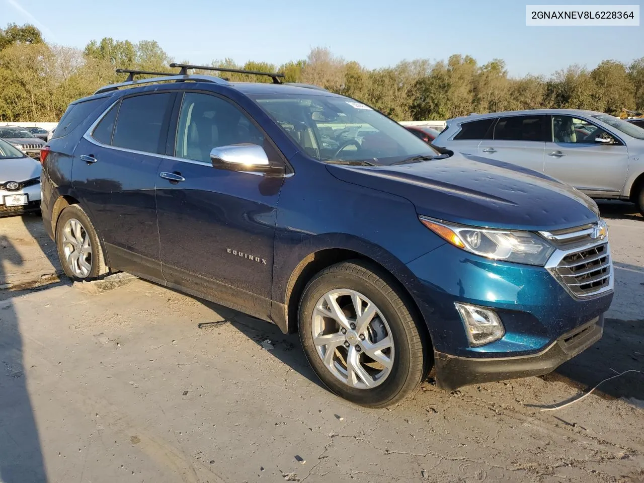 2020 Chevrolet Equinox Premier VIN: 2GNAXNEV8L6228364 Lot: 75056414