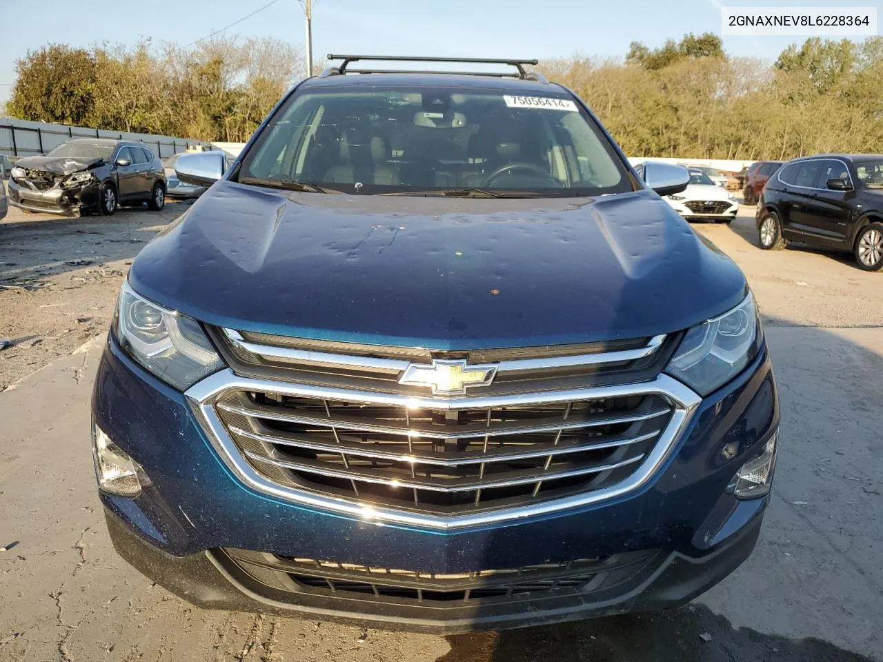 2020 Chevrolet Equinox Premier VIN: 2GNAXNEV8L6228364 Lot: 75056414