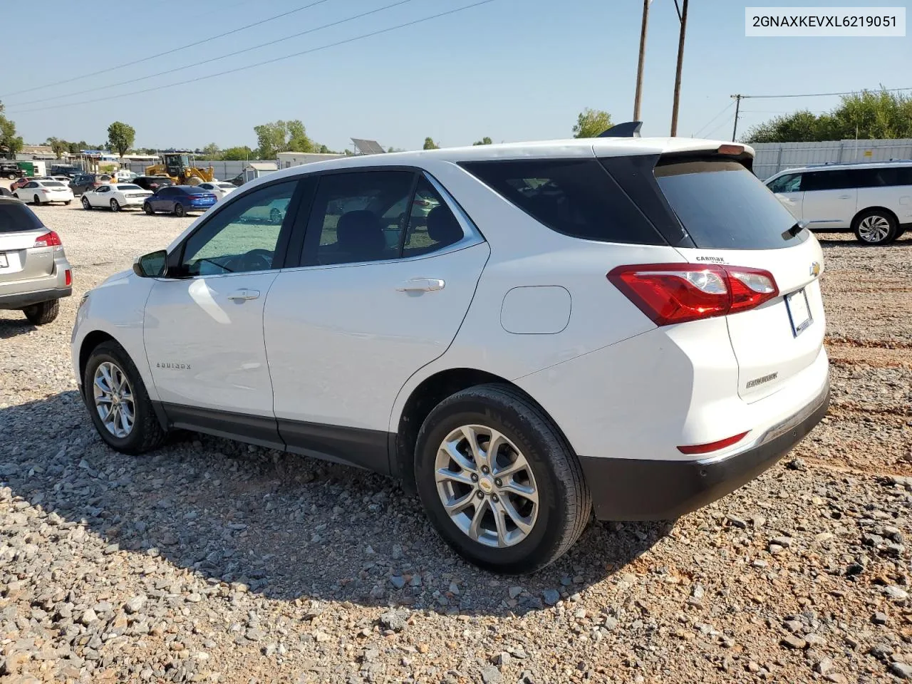 2020 Chevrolet Equinox Lt VIN: 2GNAXKEVXL6219051 Lot: 75075724